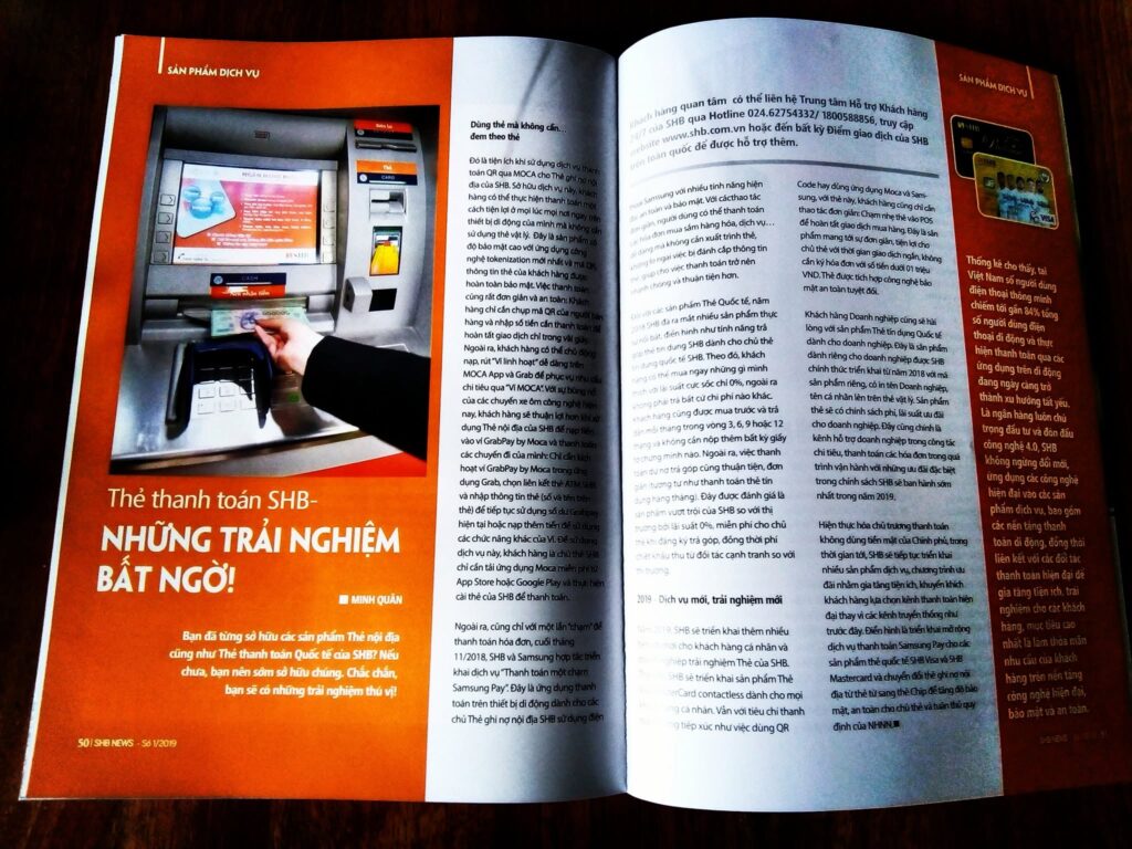 Nguyễn Minh Quân trong công việc biên tập nội dung tại SHB NEWS